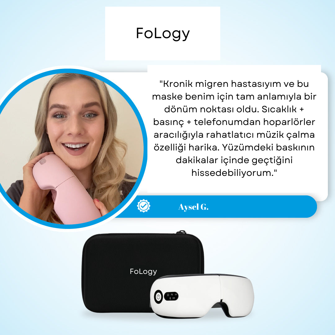 FoLogy Akıllı Göz Masaj Aleti