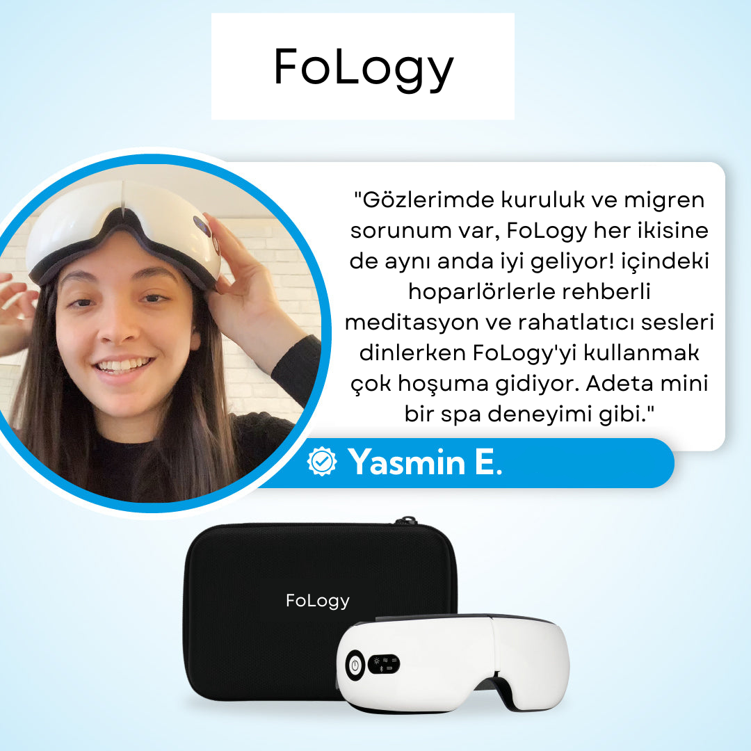 FoLogy Akıllı Göz Masaj Aleti